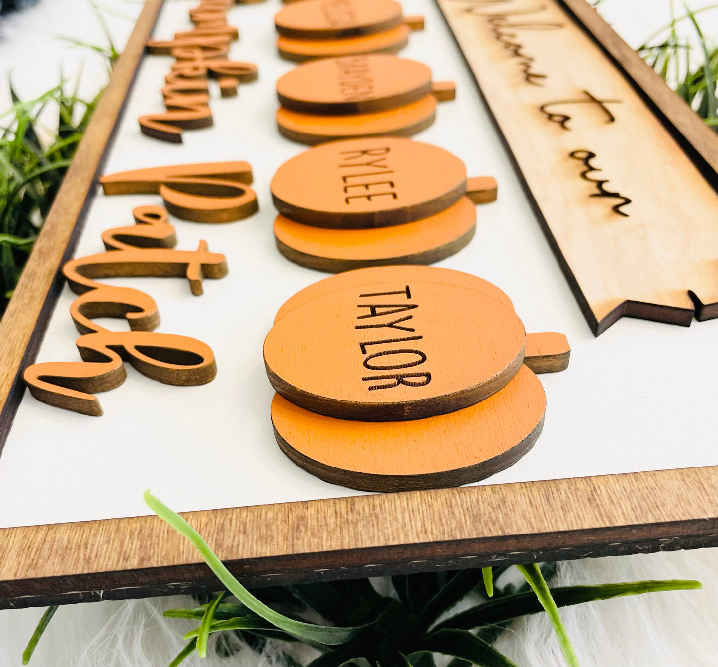 Personalized Fall Family Sign