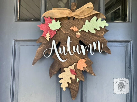 Autumn Decor Handmade in Layered Wood