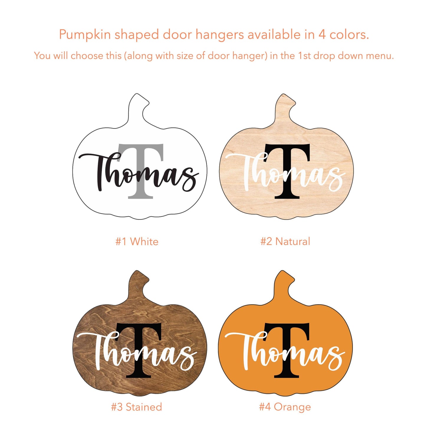Pumpkin Door Hanger - Welcome Fall Wreath