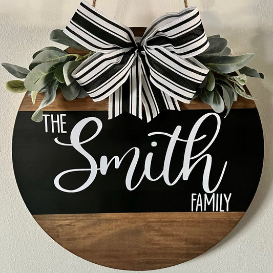 Personalized Family Last Name Sign