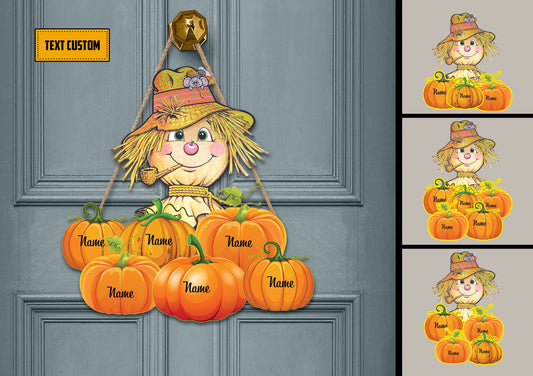 Thanksgiving Scarecrow Wood Sign