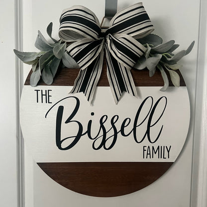 Personalized Family Last Name Sign
