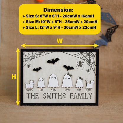 Spooky Fanny Wood Sign Halloween Farmhouse Decor